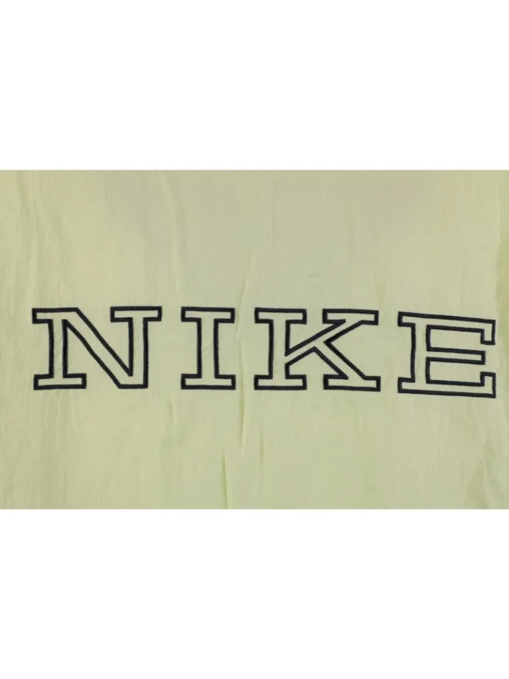 Y2K Nike Womens XL Travis Scott Mini Swoosh Color Block Windbreaker Jacket Volt
